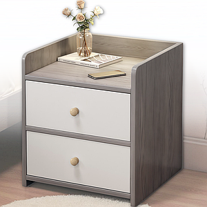 Тумбочка приліжкова з 2 шухлядами та полицею 30×40×45 см