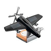 Ароматизатор для салону автомобіля Літак J5 на сонячних батареях (Чорний)