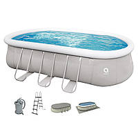 Каркасний овальний басейн AVENLI 610×360×122 см - 8 осіб
