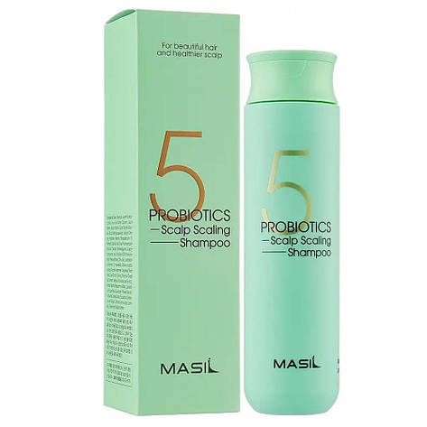 Шампунь для глибокого очищення шкіри голови Masil 5 Probiotics Scalp Scaling Shampoo, 300 мл (8809744060408), фото 1