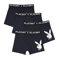 Набір з 4 труси-боксери Playboy ANNYA PLAYBOY BOXERSHORT синій Чол S