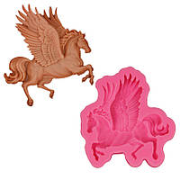 Молд силіконовий Пегас 85 на 89 мм рожевий