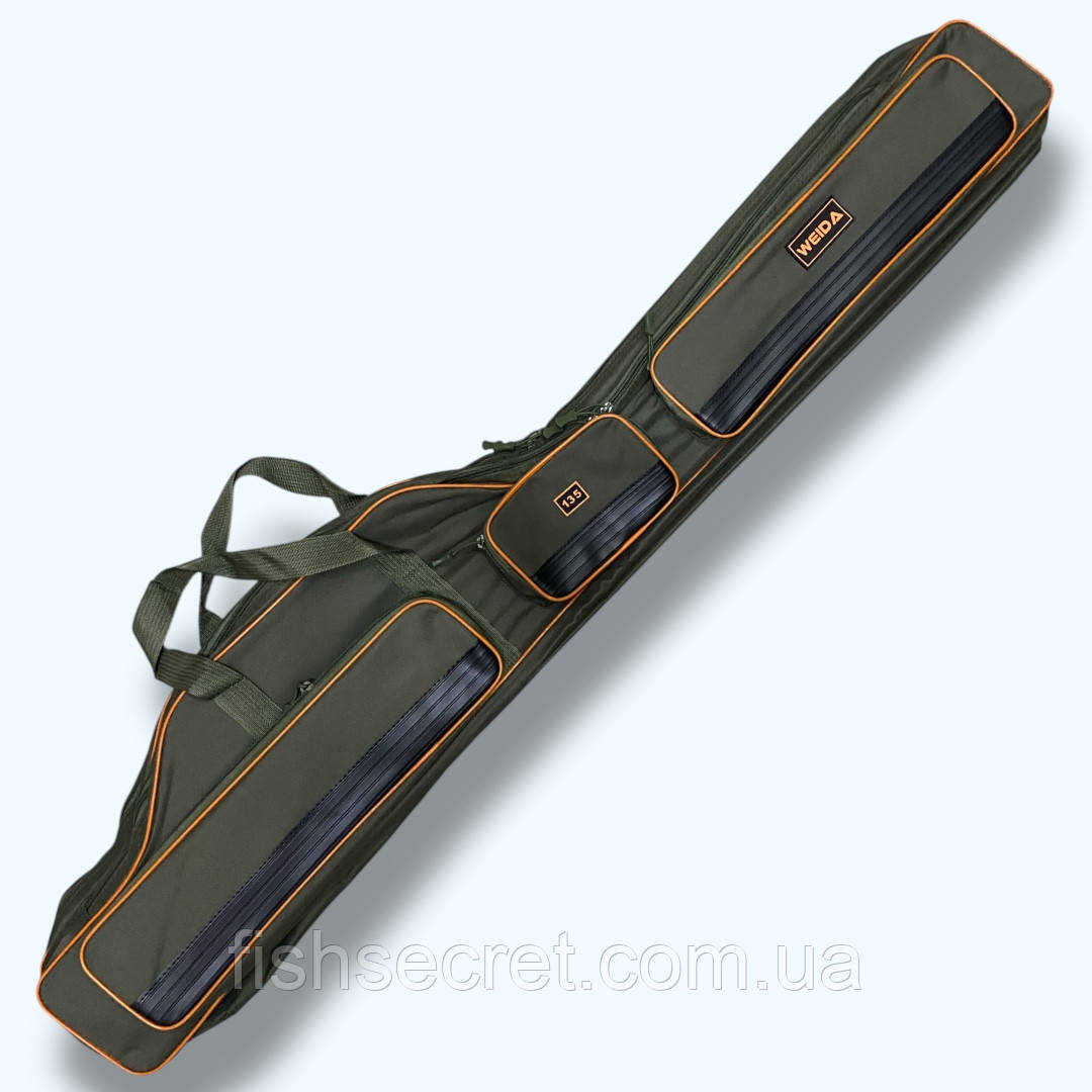 Чохол для вудилищ під котушку 3 відділення 135 см., фото 1