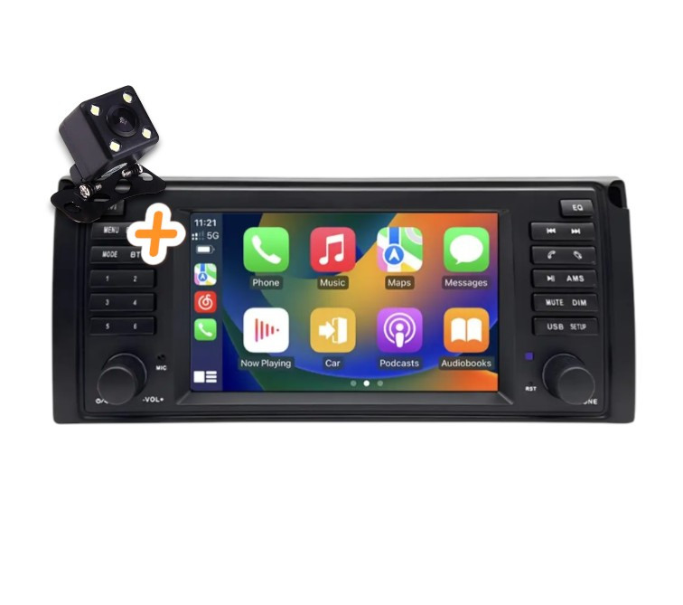 Штатна магнітола для BMW X5, E53, E39 1995-2006 Android 7" з кнопками 2/32 Гб Bluetooth, Wi-Fi, фото 1