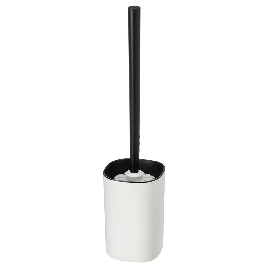 Йоржик для унітазу IKEA STORAVAN 804.238.16 Біло-чорний, фото 1