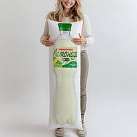 Дакімакура, Напій соковмісний Моршинська Лимонада Мохіто, 0,5л, (подушка обіймашка) 120*40 см