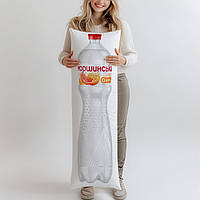 Дакімакура, Напій «Моршинська» аромат апельсин-грейпфрут слабогазований, 1,5л, (подушка обіймашка) 120*40 см