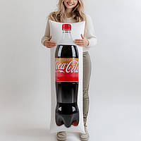 Дакімакура, Напій Coca-Cola Vanilla безалкогольний сильногазований, 1,25л, (подушка обіймашка) 120*40 см