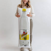 Дакімакура, Напій Schweppes Indian Tonic, 1л, (подушка обіймашка) 120*40 см