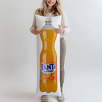 Дакімакура, Напій соковмісний Fanta Orange Zero Sugar сильногазований, 1,25л, (подушка обіймашка) 120*40 см