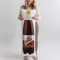 Дакімакура, Напій Schweppes гранат сильногазований, 1л, (подушка обіймашка) 120*40 см