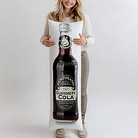 Дакімакура, Напій Fentimans Curiosity Cola безалкогольний сильногазований, 0,275л, (подушка обіймашка) 150*50 см
