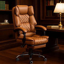 Крісло керівника з підставкою для ніг VIRGO X9 LUXURY