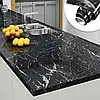 Самоклейна плівка 5 м Чорна Мармур для Кухні Kitchen Sticker Мармурова Наклейка 3 м на 60 см, фото 5