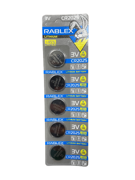 Батарейка RABLEX 2025 Ціна за 5шт/блістер, фото 1
