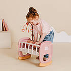 Колиска Бебі Ньорс Терракотова пудра з мобілем 7600220390, фото 7