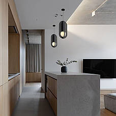 Дизайнерський підвіс-люстра із фетра в чорному кольорі (805-188-1), фото 2