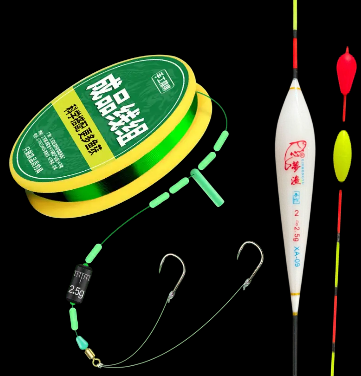 Готова оснастка з поплавком для Херабуна та поплавкової риболовлі довжина 3,6 м