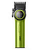 Акумуляторна машинка для стрижки VGR V-001 LED 10 насадок Зелений, фото 2