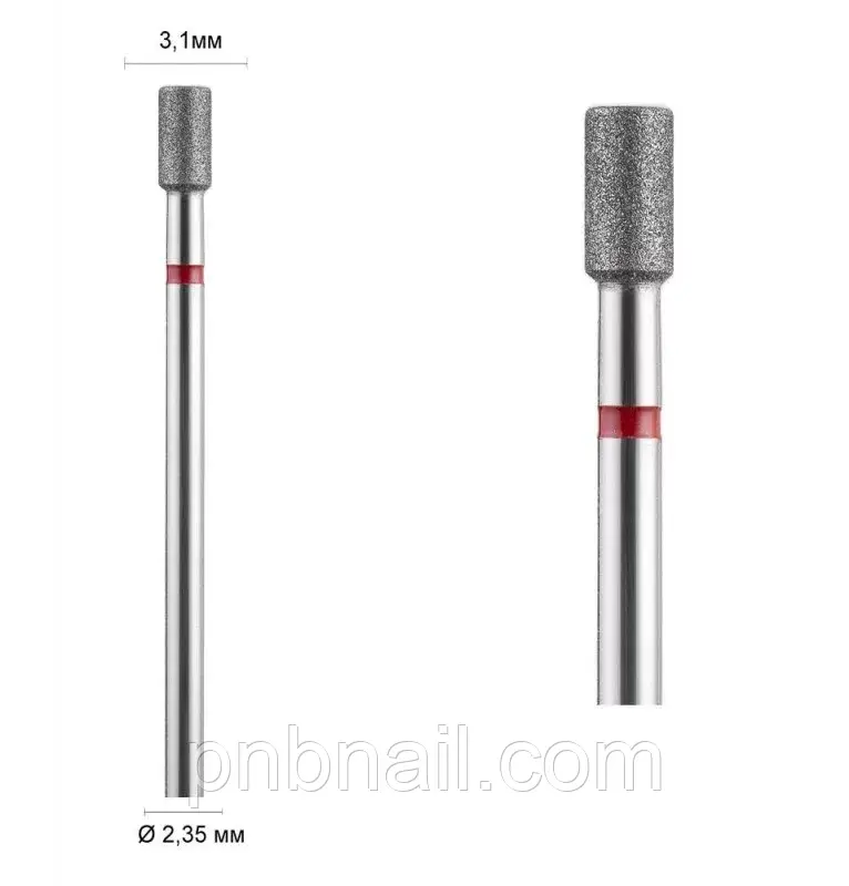 Фреза алмазна 110 ( Циліндр )  DLX / червона 031