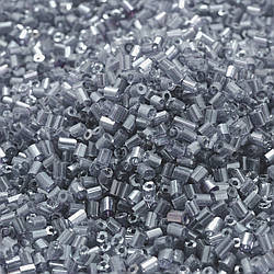 Бісер рубка 2 мм 25 г Гематитовий