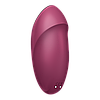 Накладний кліторальний стимулятор з 11 режимами вібрації та 11 режимами постукування Satisfyer Tap & Climax 1 Red, фото 6
