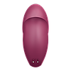 Накладний кліторальний стимулятор з 11 режимами вібрації та 11 режимами постукування Satisfyer Tap & Climax 1 Red, фото 7