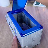 Машинка Поліція укр мова інерція звук світло вірші пісні звук сирени двері та дах відчиняються пластик 26,5*9*12см ( ТК-73429), фото 5