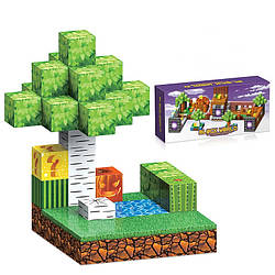 Магнітний конструктор Minecraft Block World 53 деталі