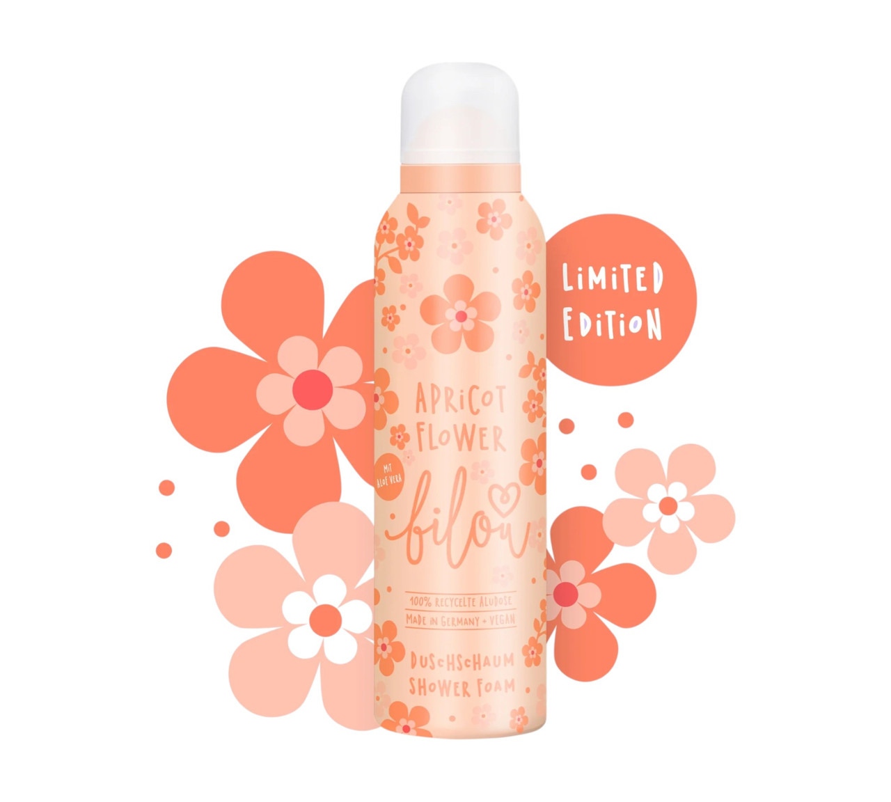 Пінка для душу Bilou Apricot Flower "Абрикосова квітка" 200 мл, фото 1