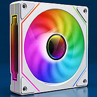 Вентилятор для ПК UPSIREN 120 мм ARGB UF-1 PRISM 4 PRO White 120 мм Белый