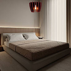 Дизайнерський підвіс-люстра із фетра в бордовому кольорі (805-1248-1), фото 4