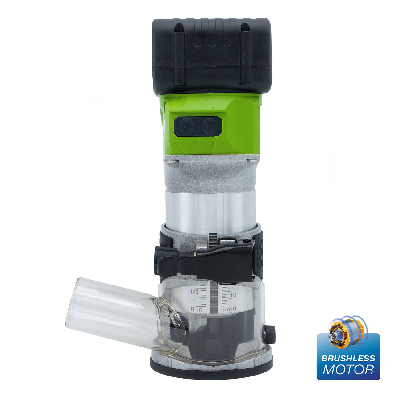 Акумуляторний фрезер Procraft POB24, 16000–35000 об/хв, цанги 6/8 мм, 20 В, 1 АКБ 4 Аг + ЗП, фото 1