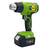 Акумуляторний фен Procraft PH24, 50–550 °C, 170–210 л/хв, 20 В (без АКБ та ЗП), фото 3