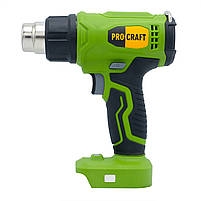 Акумуляторний фен Procraft PH24, 50–550 °C, 170–210 л/хв, 20 В (без АКБ та ЗП), фото 8