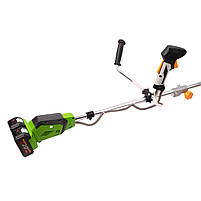 Акумуляторний тример Procraft ATA40/2, 2×20 В, 420 мм, розбірна штанга, безщітковий, велосипедна ручка (2 АКБ 4 Аг + ЗП), фото 4