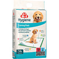 Пелюшки 8in1 Training Pads для собак, 56x56 см, 14 шт