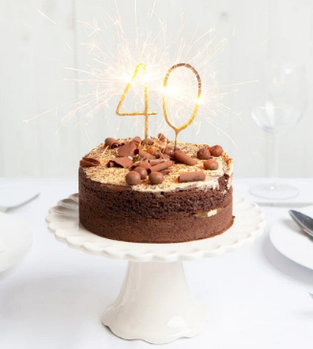 Бенгальскі свічки цифри в торт