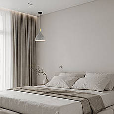 Дизайнерський підвіс-люстра 30см із фетра в сірому кольорі (805-1388-1), фото 3