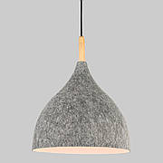 Дизайнерський підвіс-люстра 30см із фетра в сірому кольорі (805-1388-1)