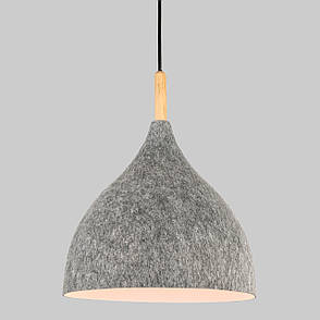 Дизайнерський підвіс-люстра 30см із фетра в сірому кольорі (805-1388-1), фото 1