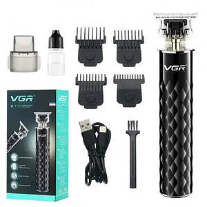 Тример VGR V-170 водозахист IPX5 з 4 насадками та швидкою зарядкою від USB