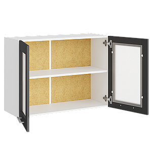 Кухонний модуль 80 Верх Вітрина Еко Нова Еверест (800х575х296 мм)