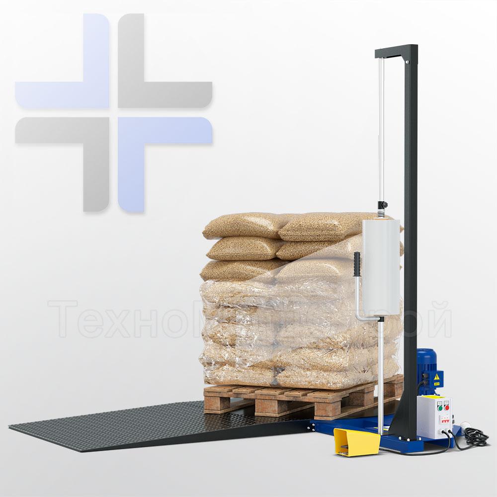 Палетопакувальна машина "PalletSpin-120" з рампою, фото 1