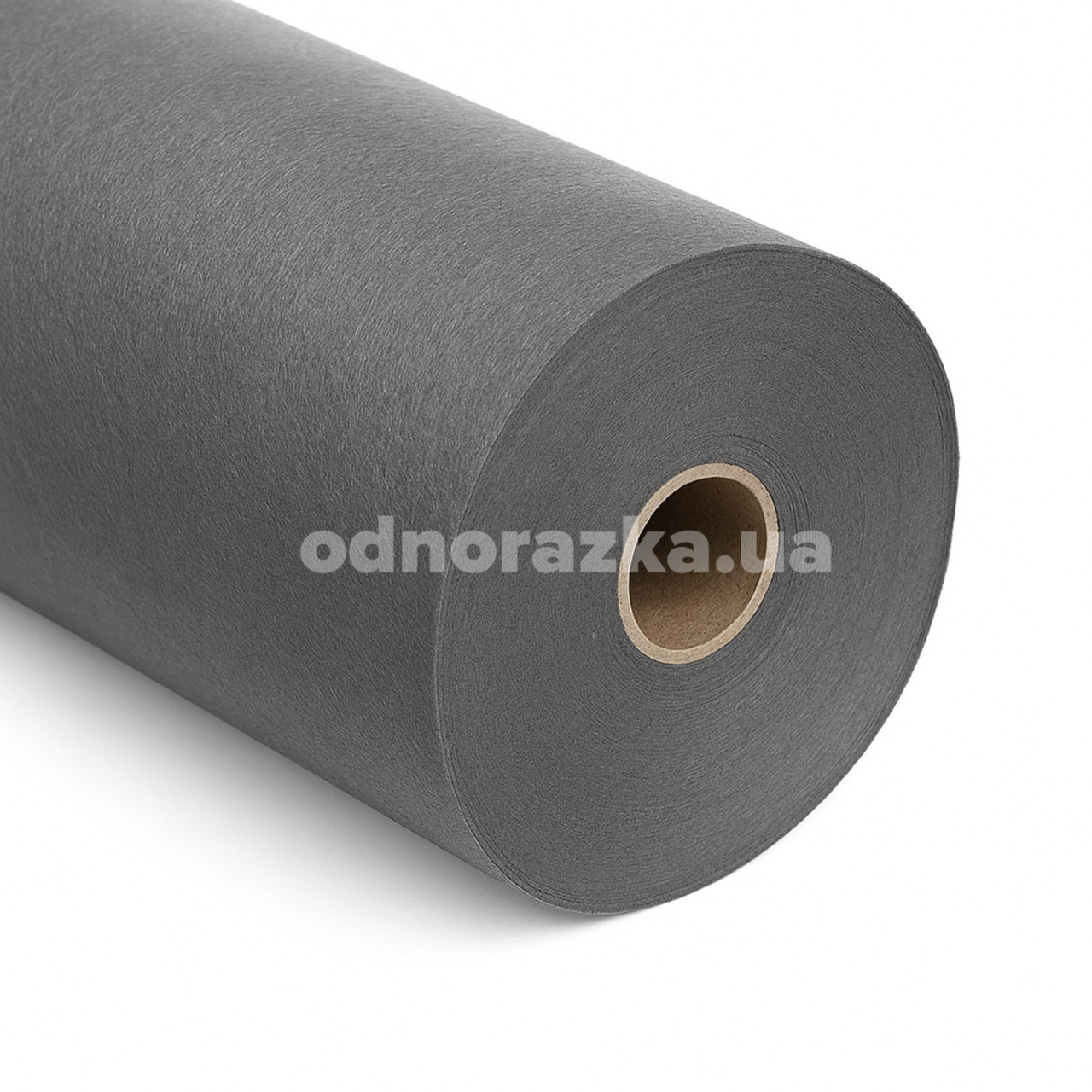 Одноразове простирадло в рулоні, спанбонд, 0.6х500м (17г/м2), ЕКОНОМ, сіре