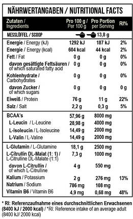 BCAA MST BCAA Essential Proffesional 414г кавун, фото 2