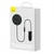 Холдер автомобільний Baseus CW01 MagSafe Wireless Charging 15 W (+ АЗП USB 25 W) Black C40141000111-01, фото 4