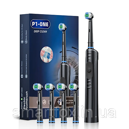 Зубна щітка електрична Electronic Toothbrush 208, фото 1