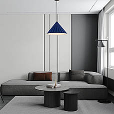 Дизайнерський підвіс-люстра 46см із фетра в синьому кольорі (805-1888-1), фото 3