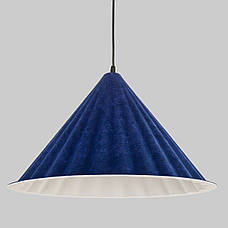 Дизайнерський підвіс-люстра 46см із фетра в синьому кольорі (805-1888-1), фото 2